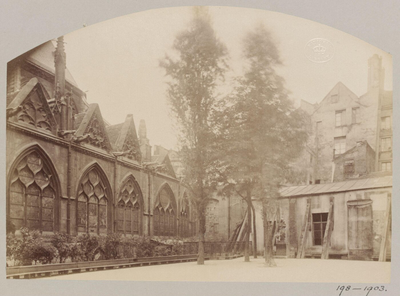 Atget, Jean-Eugène-Auguste, Church of St Severin, Paris, France