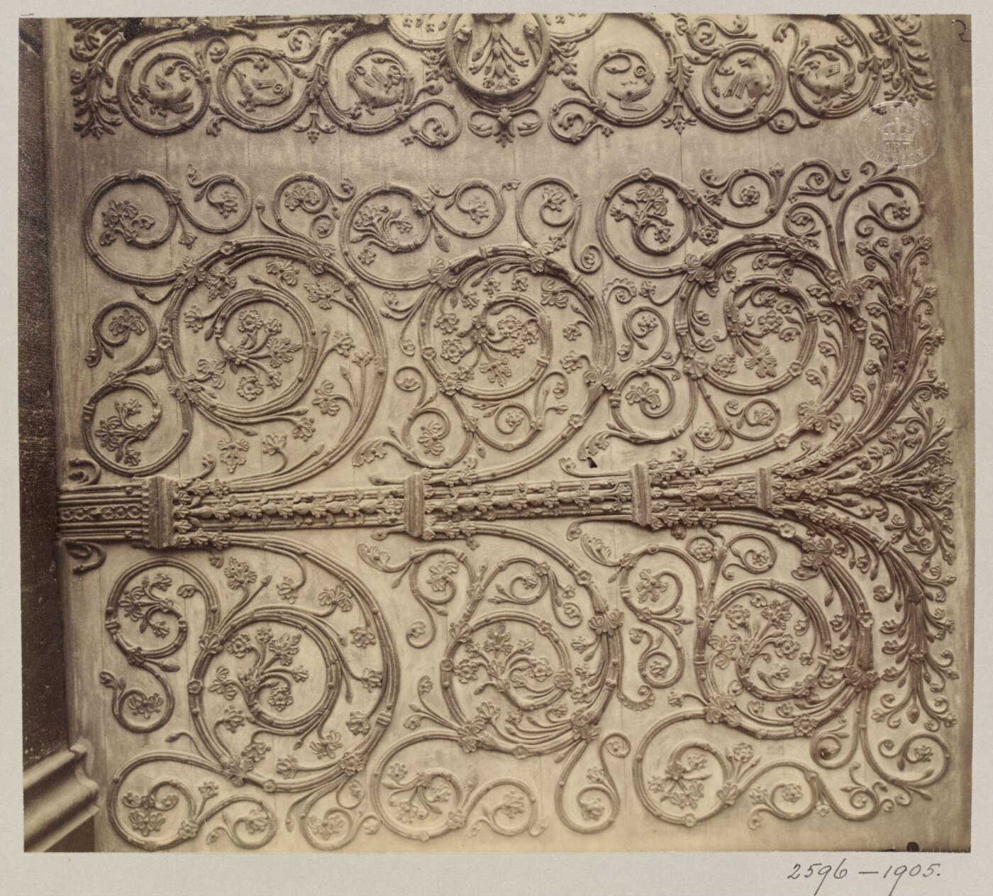 Atget, Jean-Eugène-Auguste, West Doors, Notre Dame, Paris, France