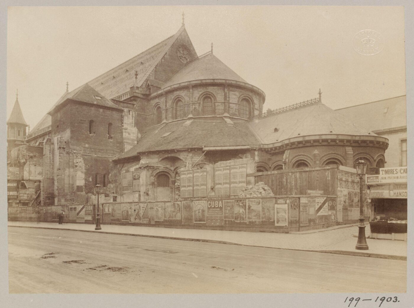 Atget, Jean-Eugène-Auguste, Church of the Priory of St Martin, Paris, France