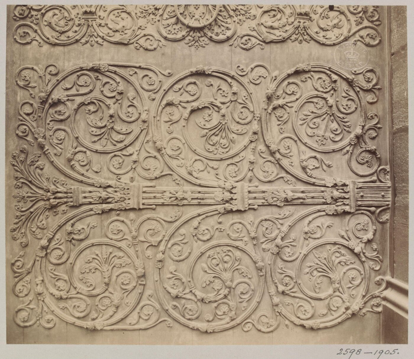 Atget, Jean-Eugène-Auguste, West Doors, Notre Dame, Paris, France