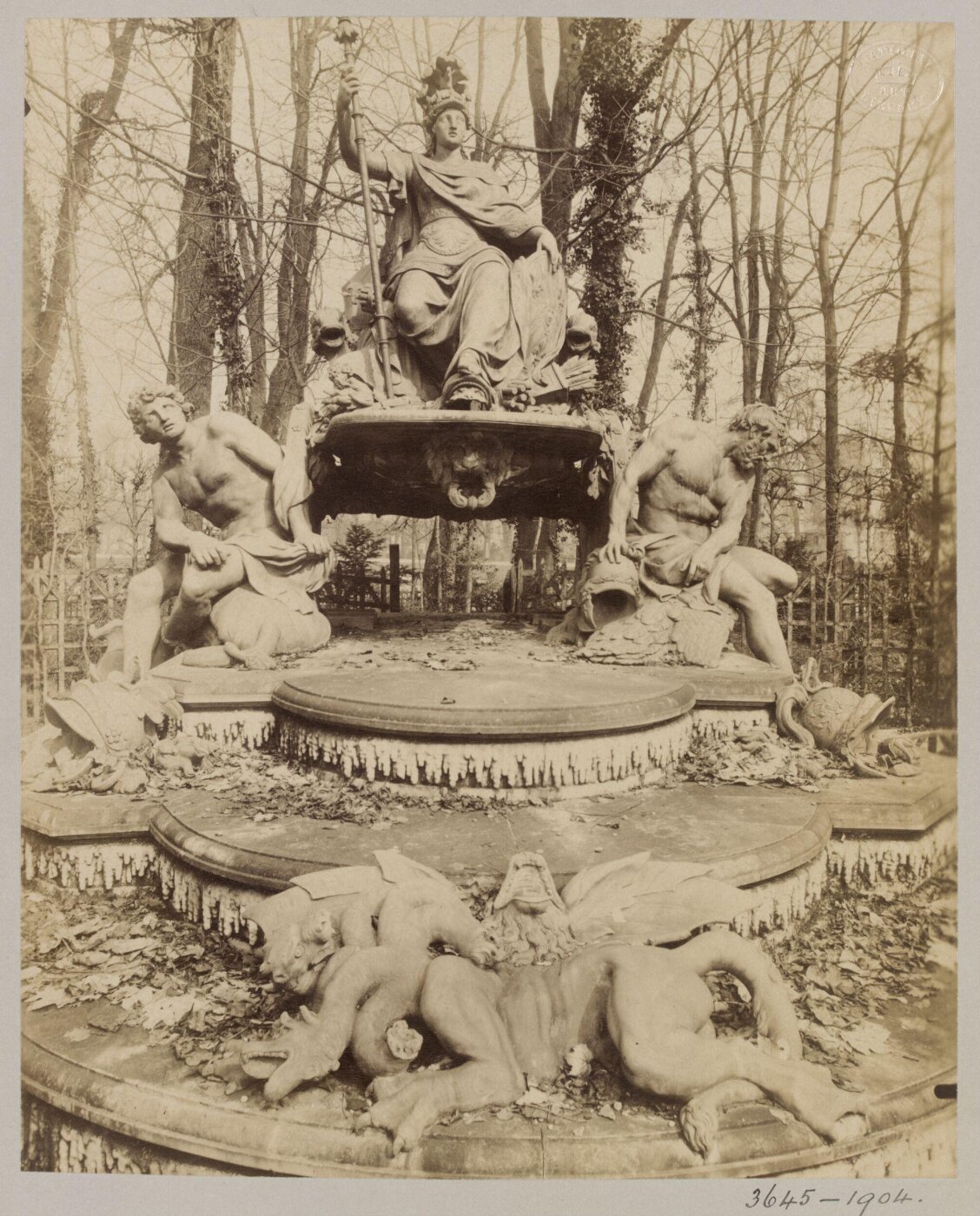 Atget, Jean-Eugène-Auguste, "France Triumphant", Versailles, France