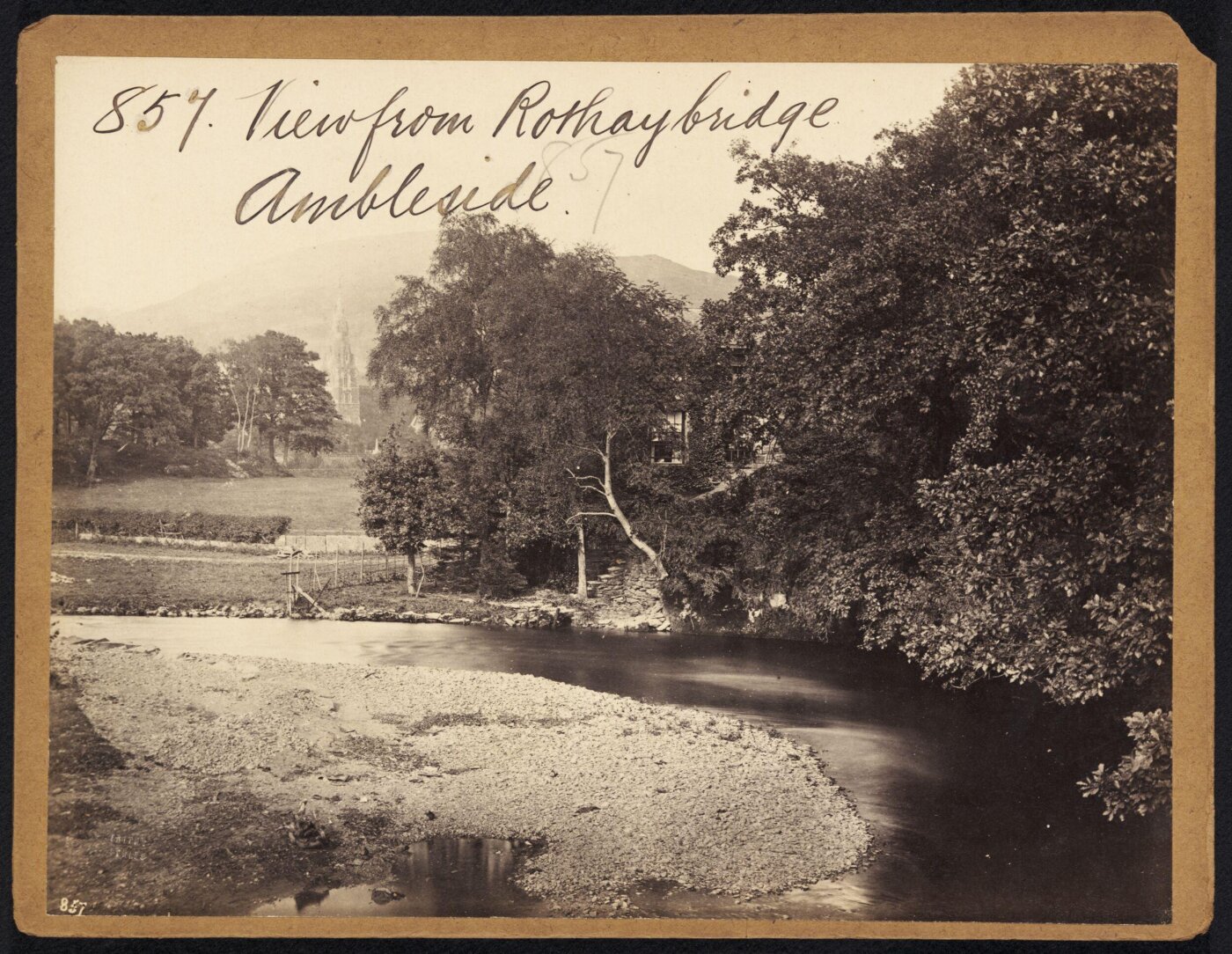 Francis Frith, View from Rothay bridge Ambleside