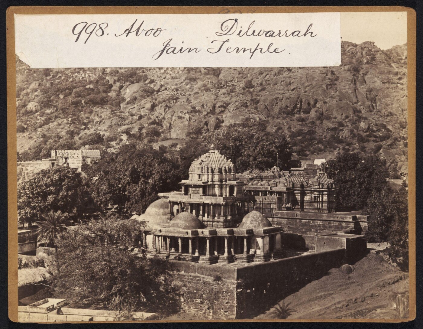 Francis Frith, Aboo Dilwarrah Jain Temple