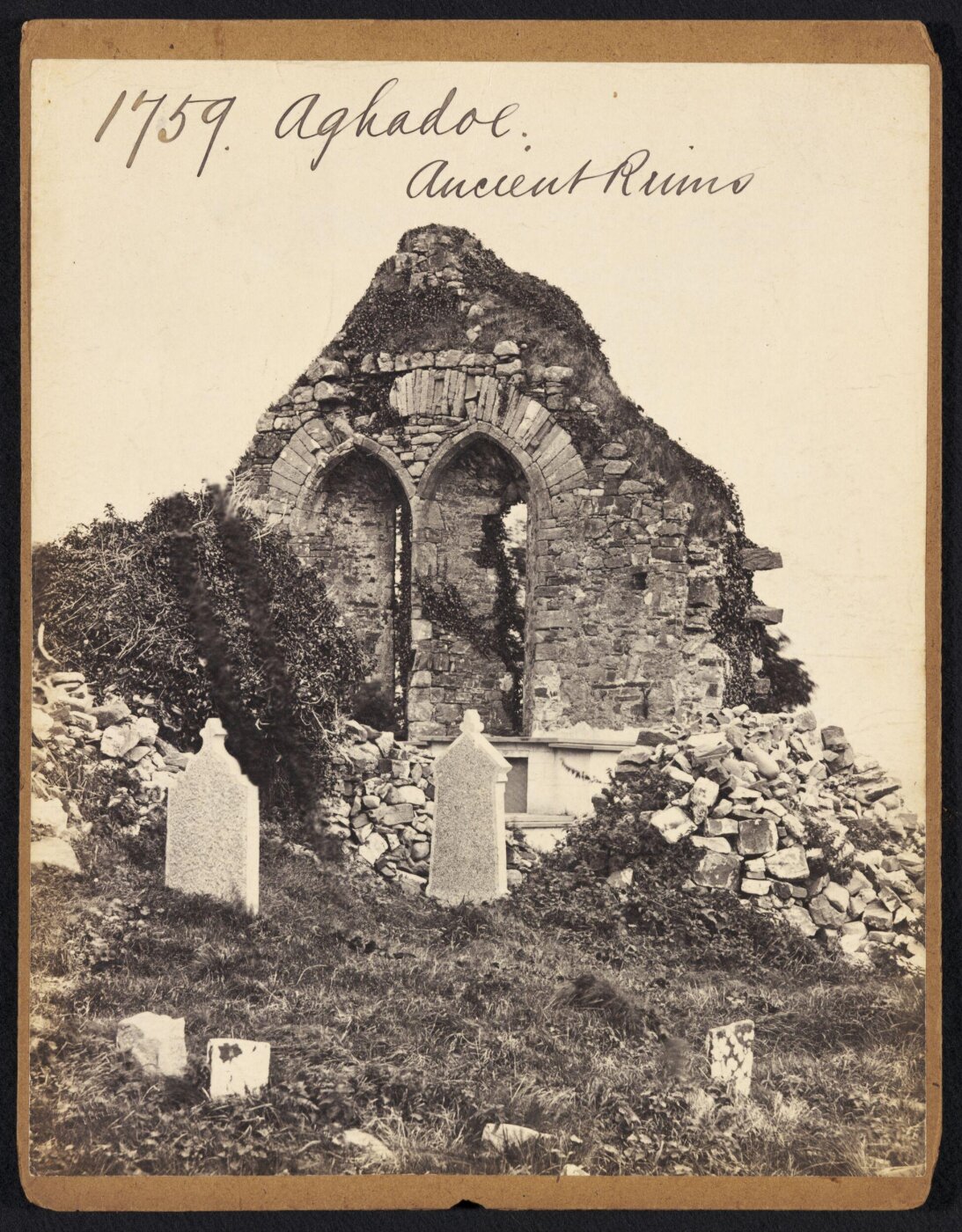 Francis Frith, Aghadoe. Ancient Ruins.