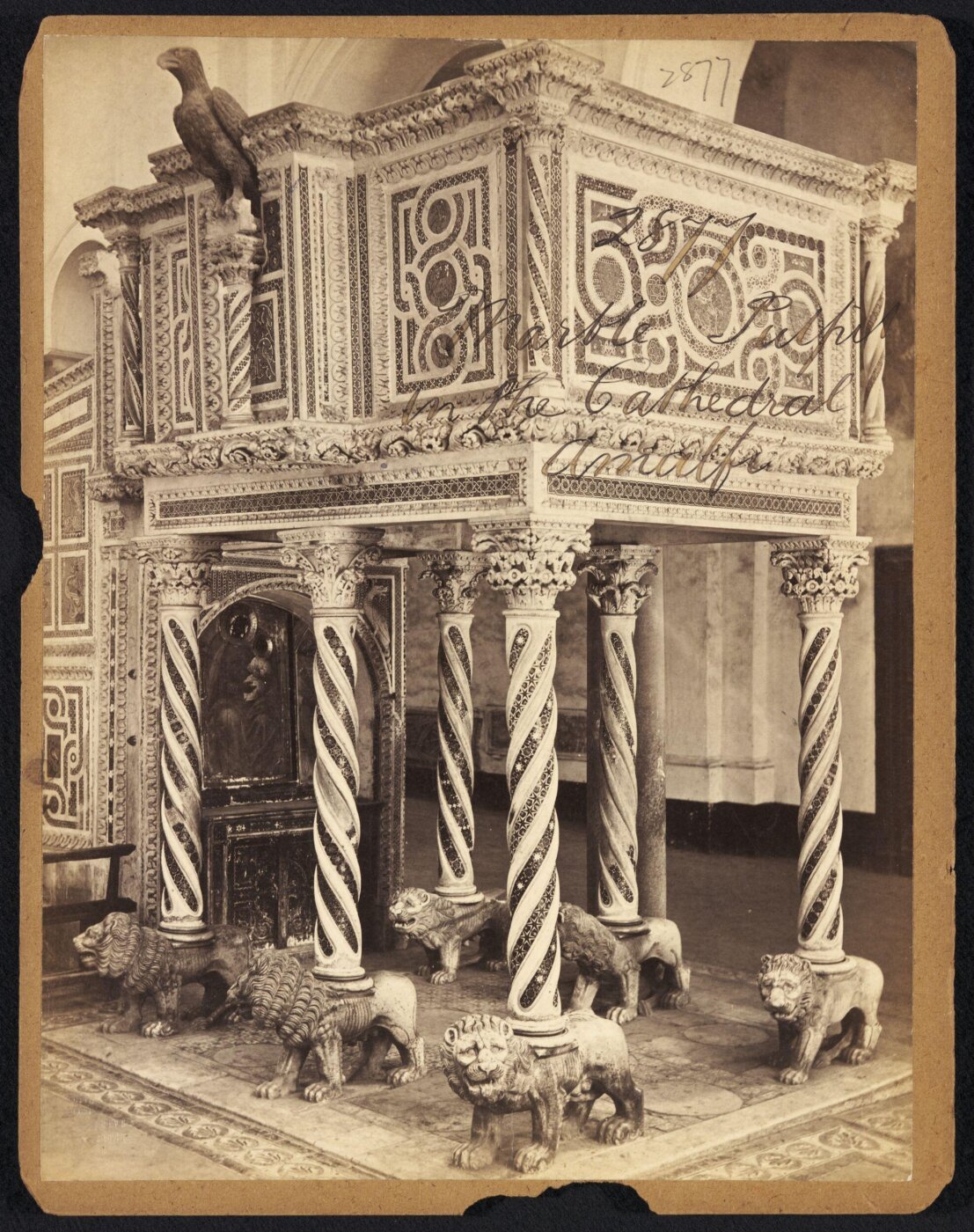 Francis Frith, Marble Pulpit in the Cathedral Amalfi