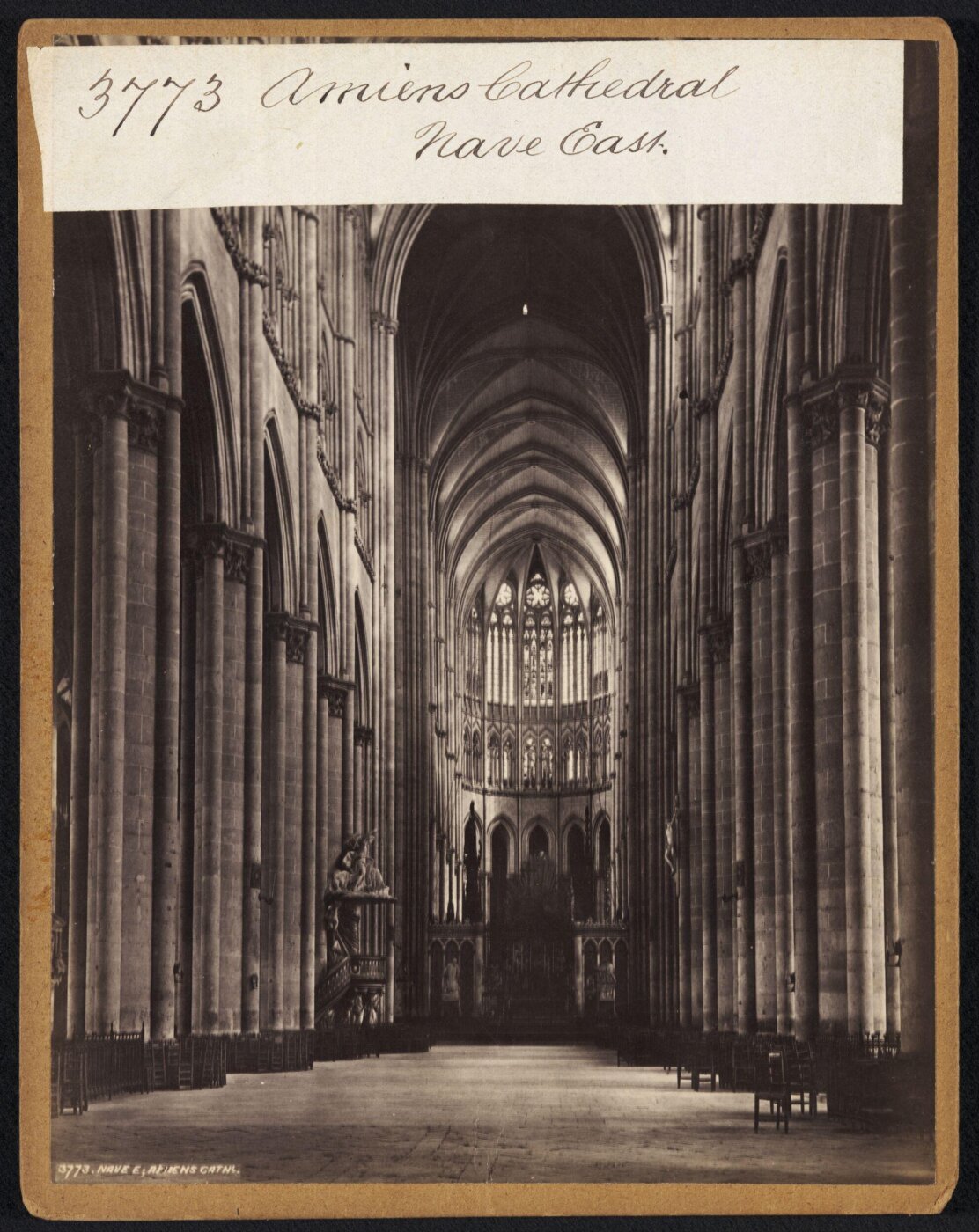 Francis Frith, Amiens Cathedral Nave East