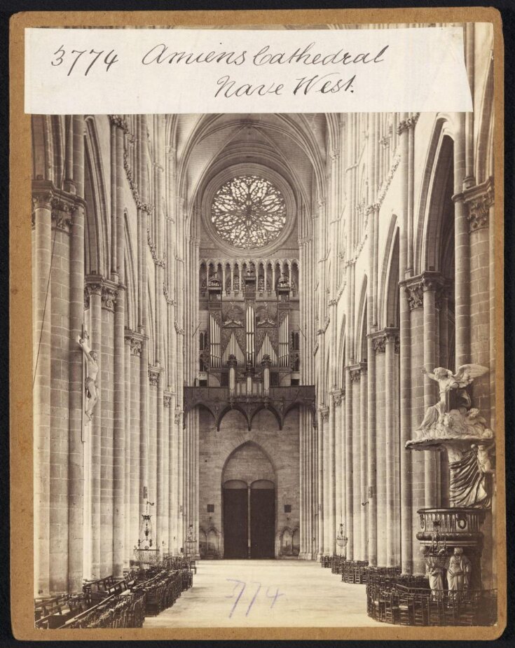 Amiens Cathedral Nave West top image