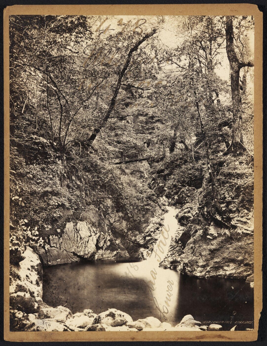 Francis Frith, Ara Force. Lower Fall