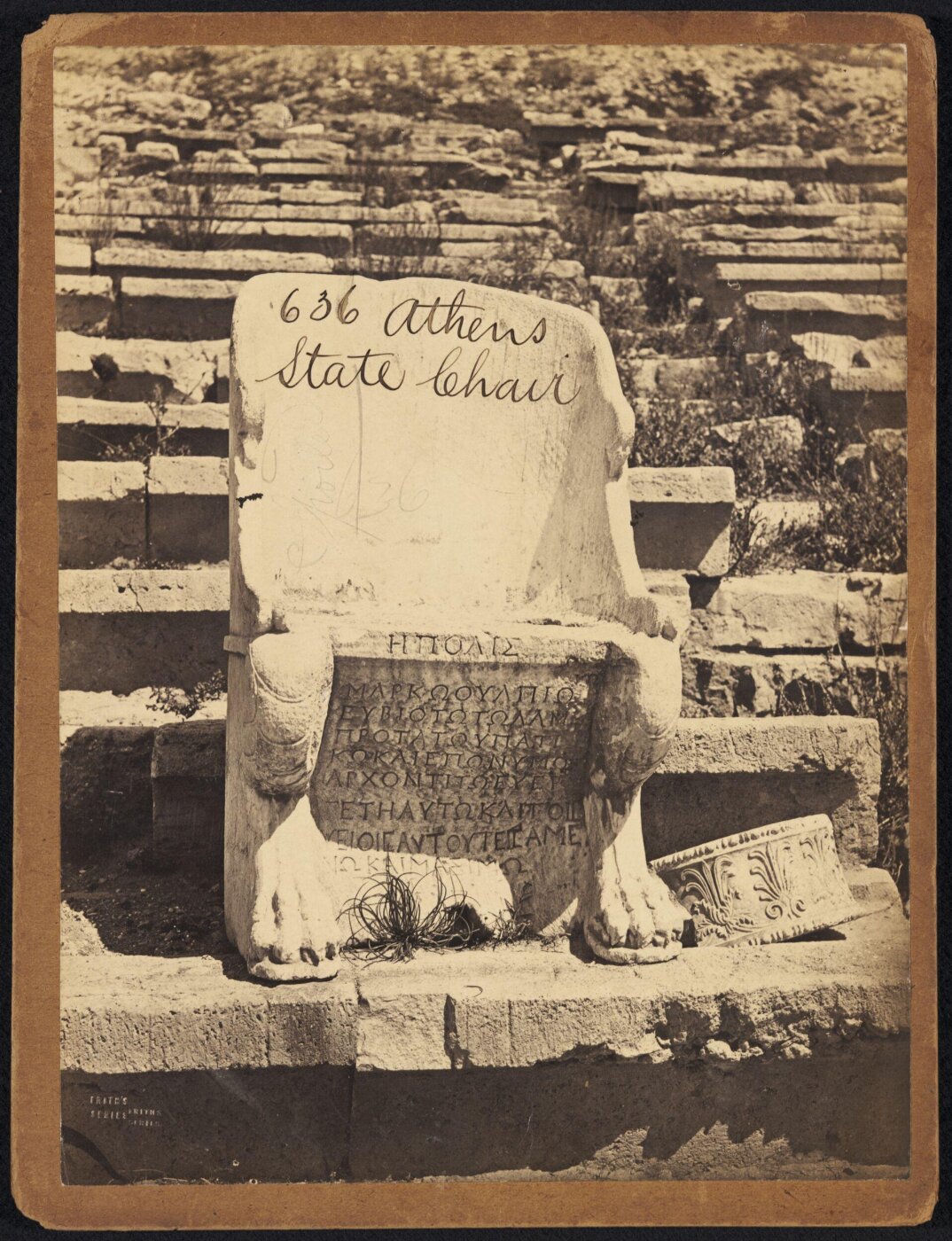 Francis Frith, Athens State Chair