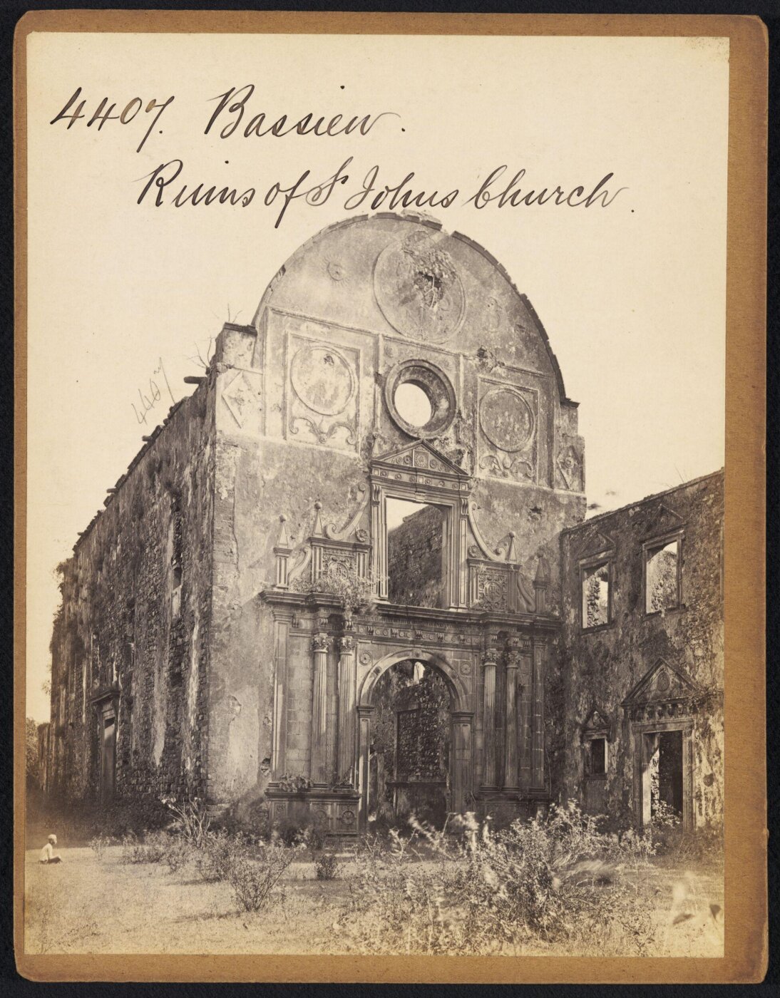Francis Frith, Bassien. Ruins of St. Johns Church