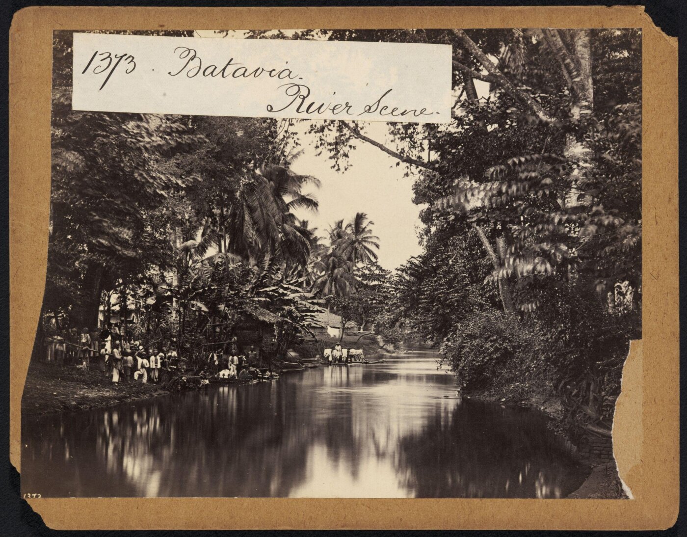 Francis Frith, Batavia.  River Scene