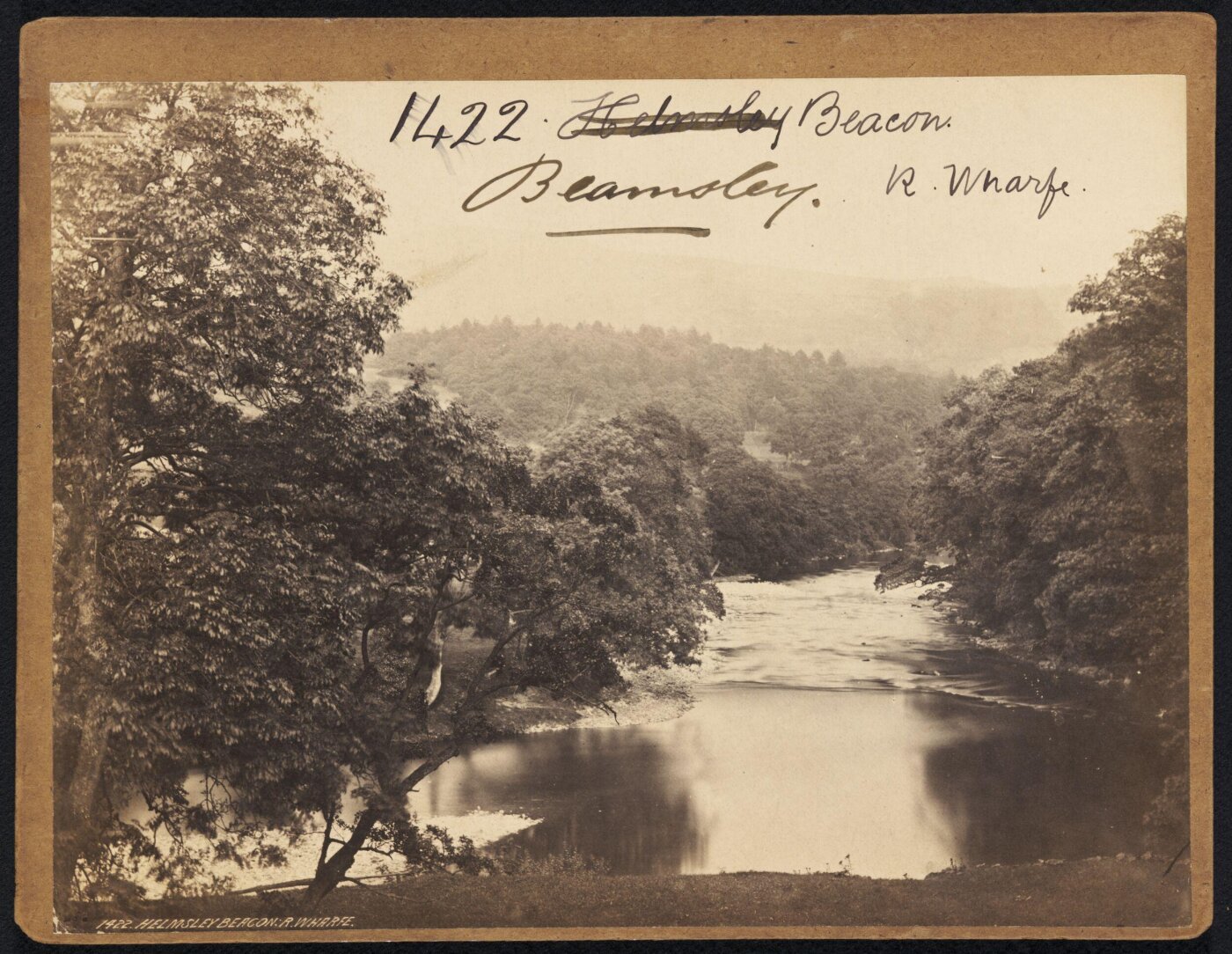 Francis Frith, Beamsley Beacon.  R. Wharfe