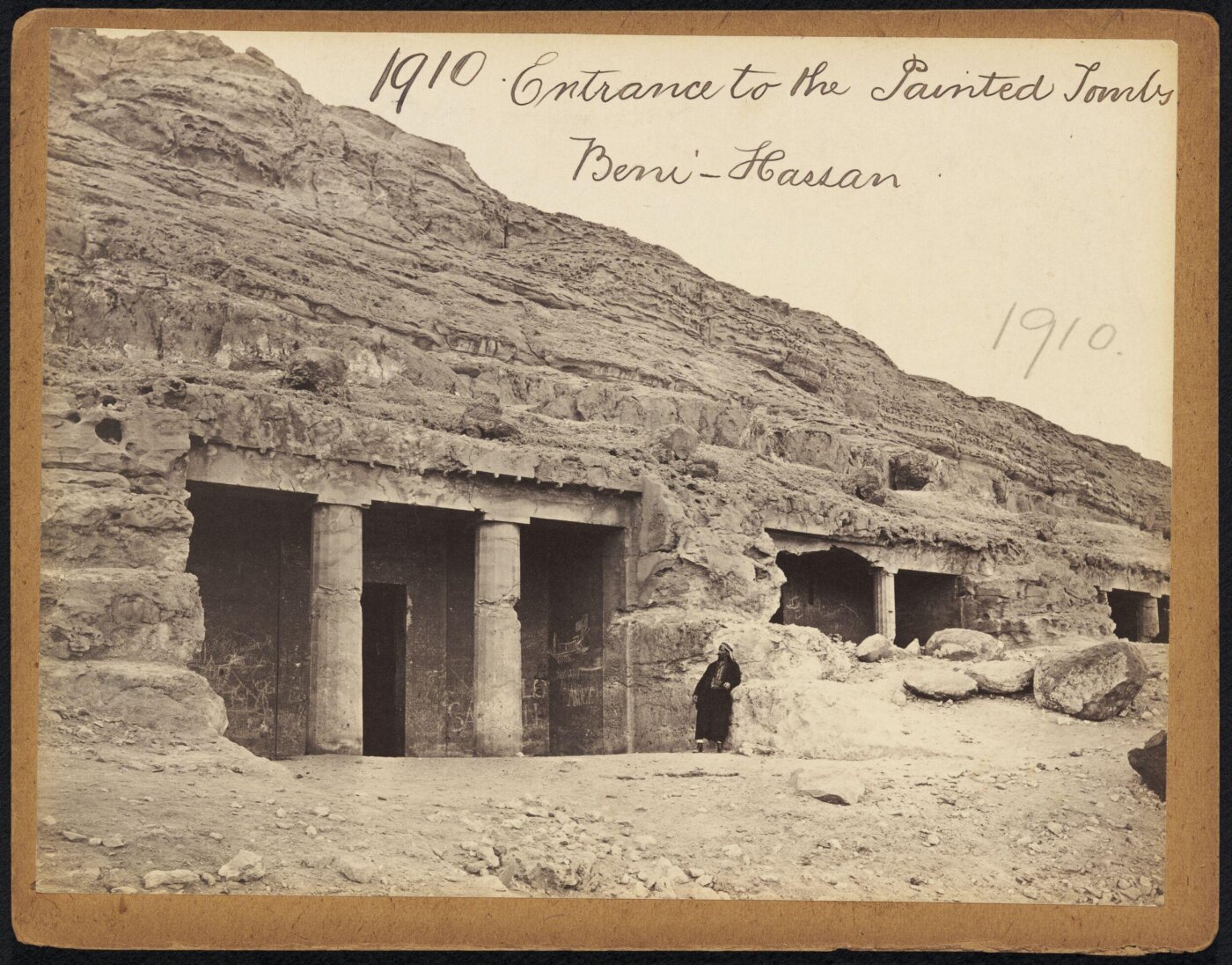 Francis Frith, Entrance to the Painted Tombs. Beni-Hassan