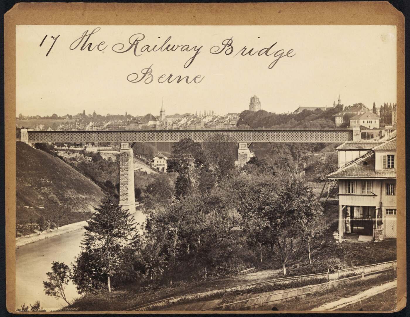 Francis Frith, The Railway Bridge Berne