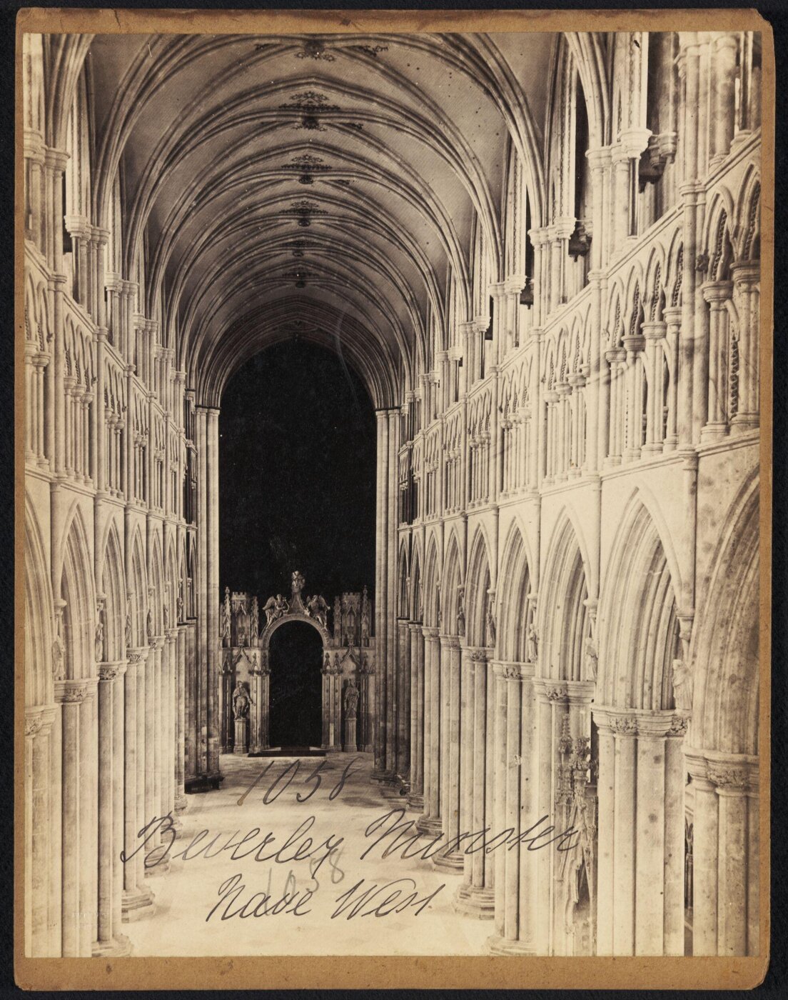 Francis Frith, Beverley Minster. Nave West