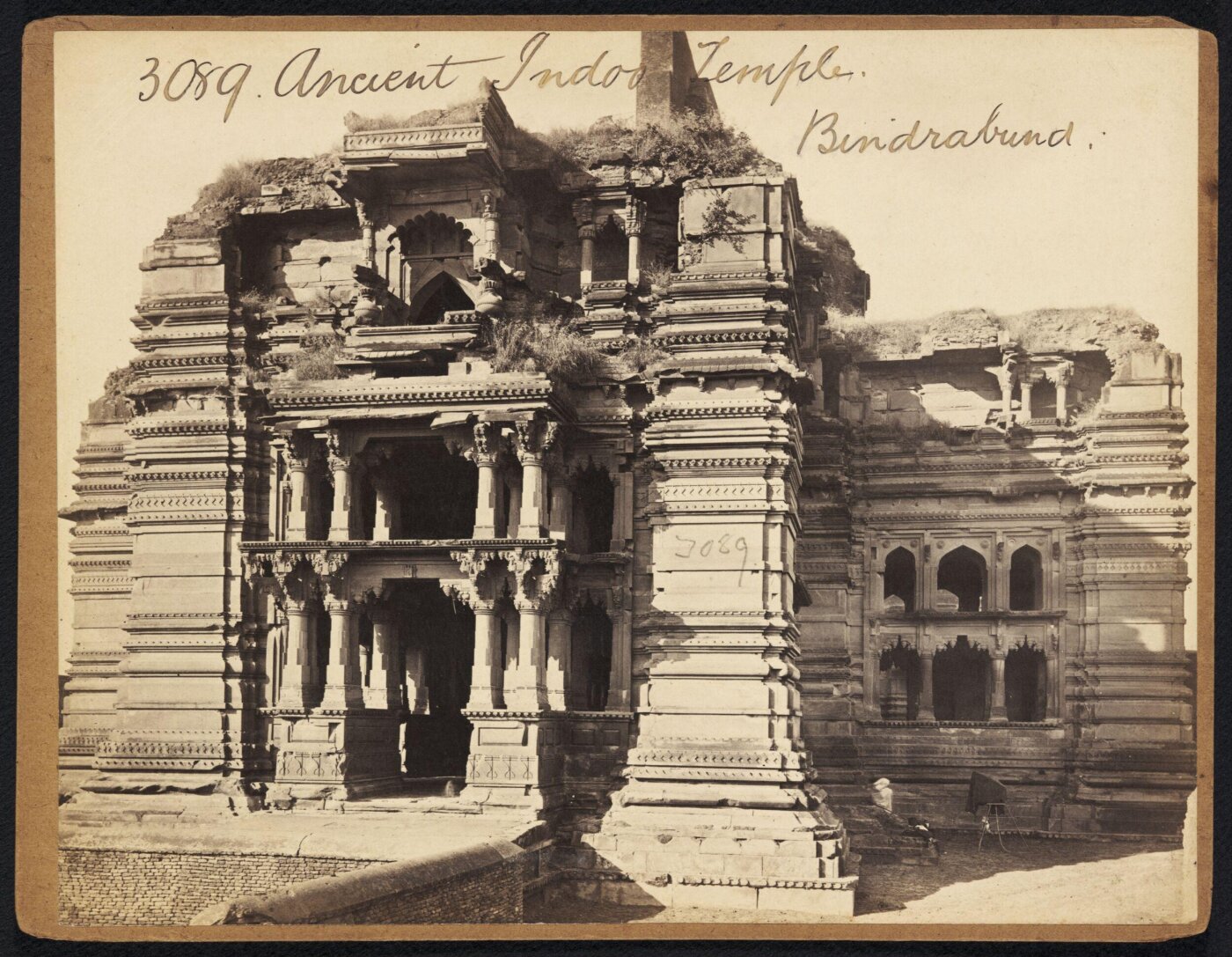 Francis Frith, Ancient Indoo Temple. Bindrabund