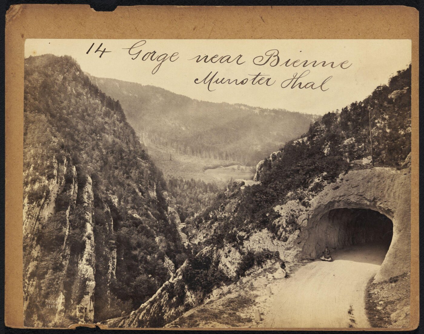 Francis Frith, Gorge Near Bienne. Munster Thal