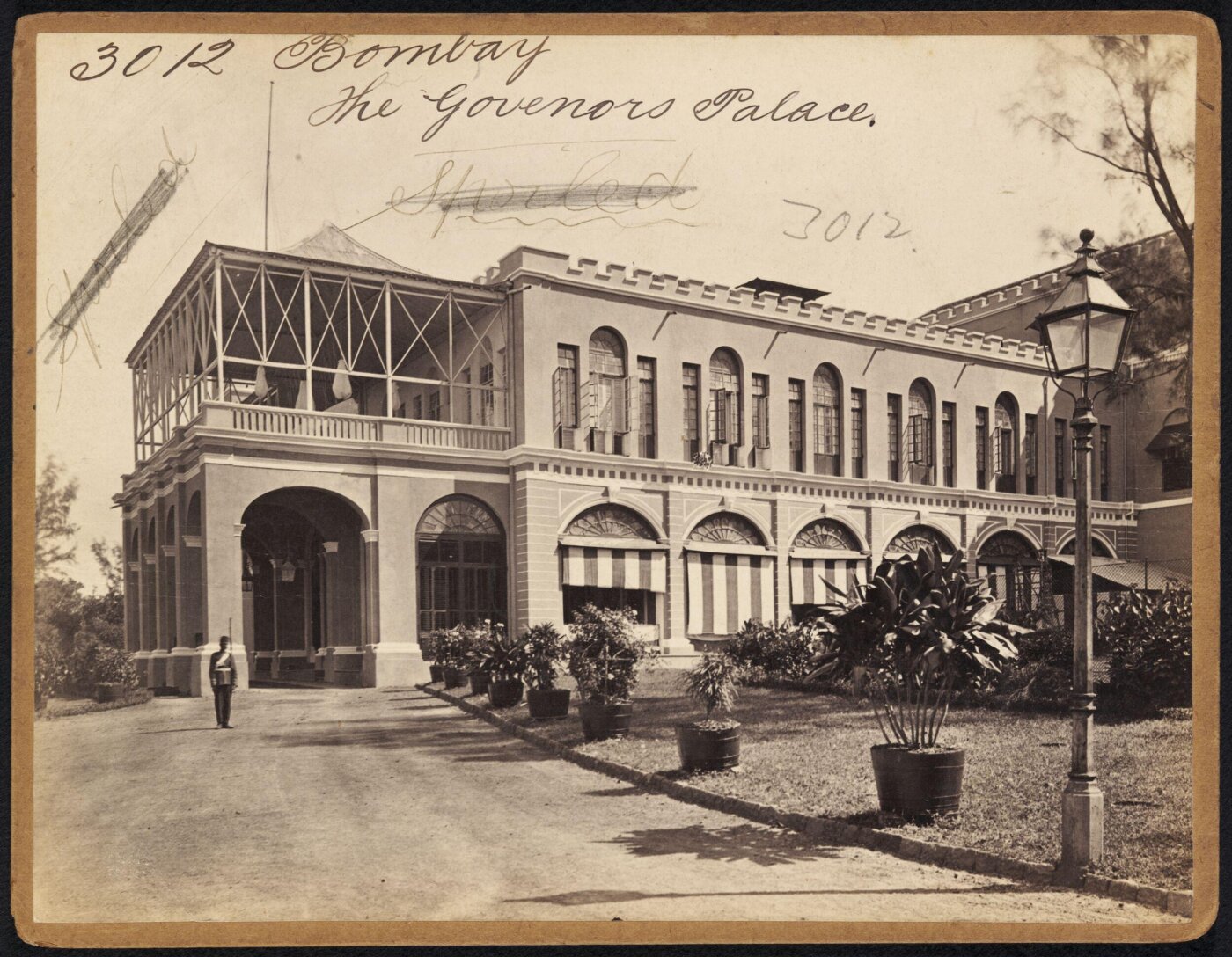 Francis Frith, Bombay. The Governors Palace