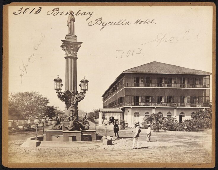 Bombay.  Byculla Hotel top image