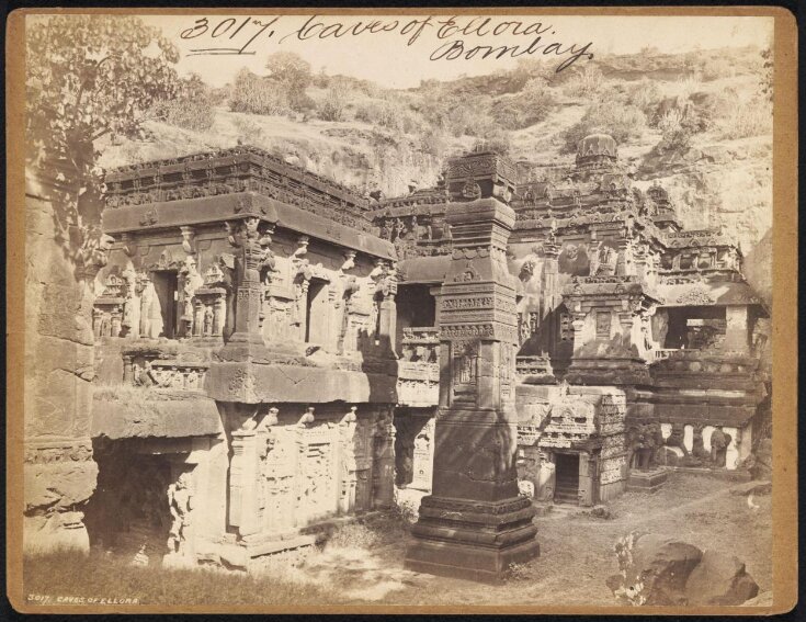 Caves of Ellora.  Bombay