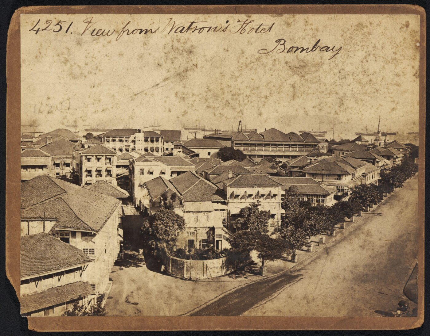 Francis Frith, View from Watson's Hotel Bombay