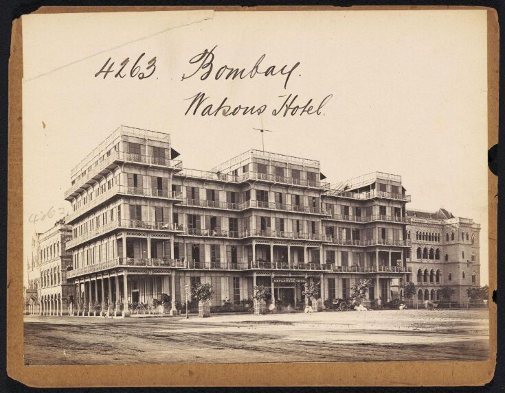 Bombay.  Watson's Hotel top image