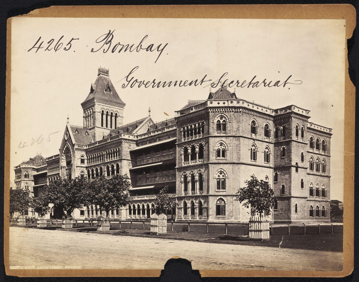 Francis Frith, Bombay. Government Secretariat