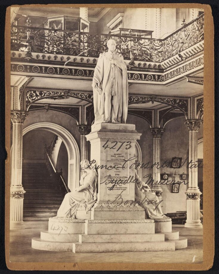 Prince Consort Statue. Byculla Museum. Bombay, Francis Frith