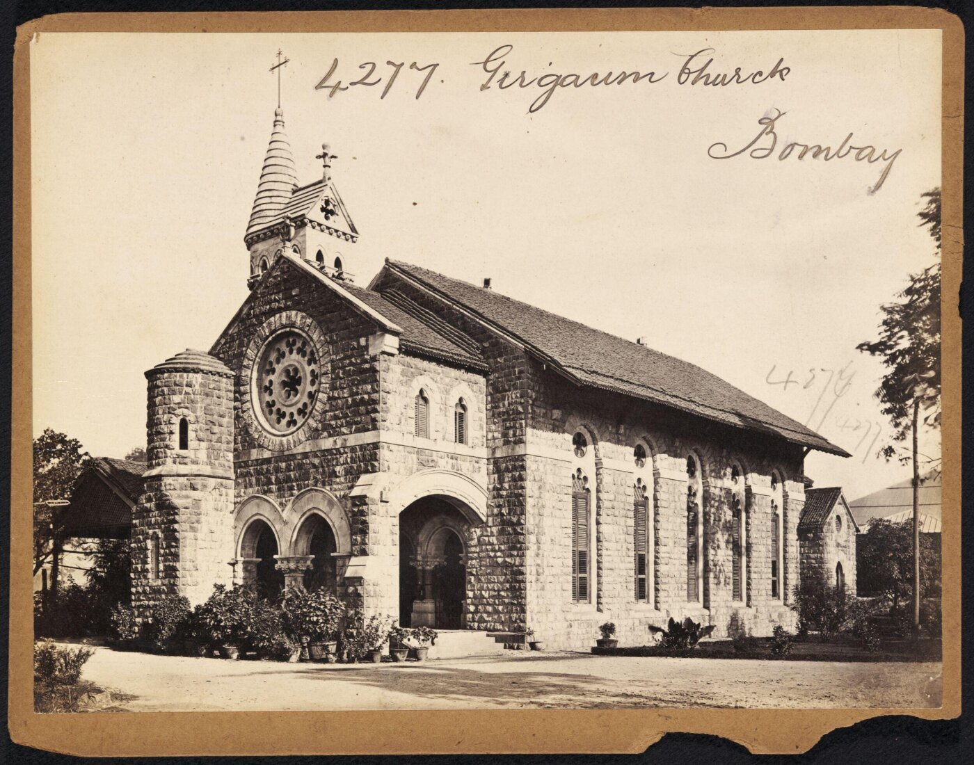 Francis Frith, Girgaum Church. Bombay