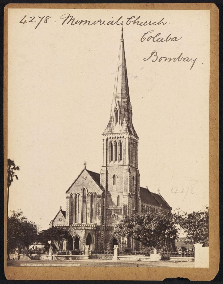 Memorial Church.  Colaba.  Bombay top image