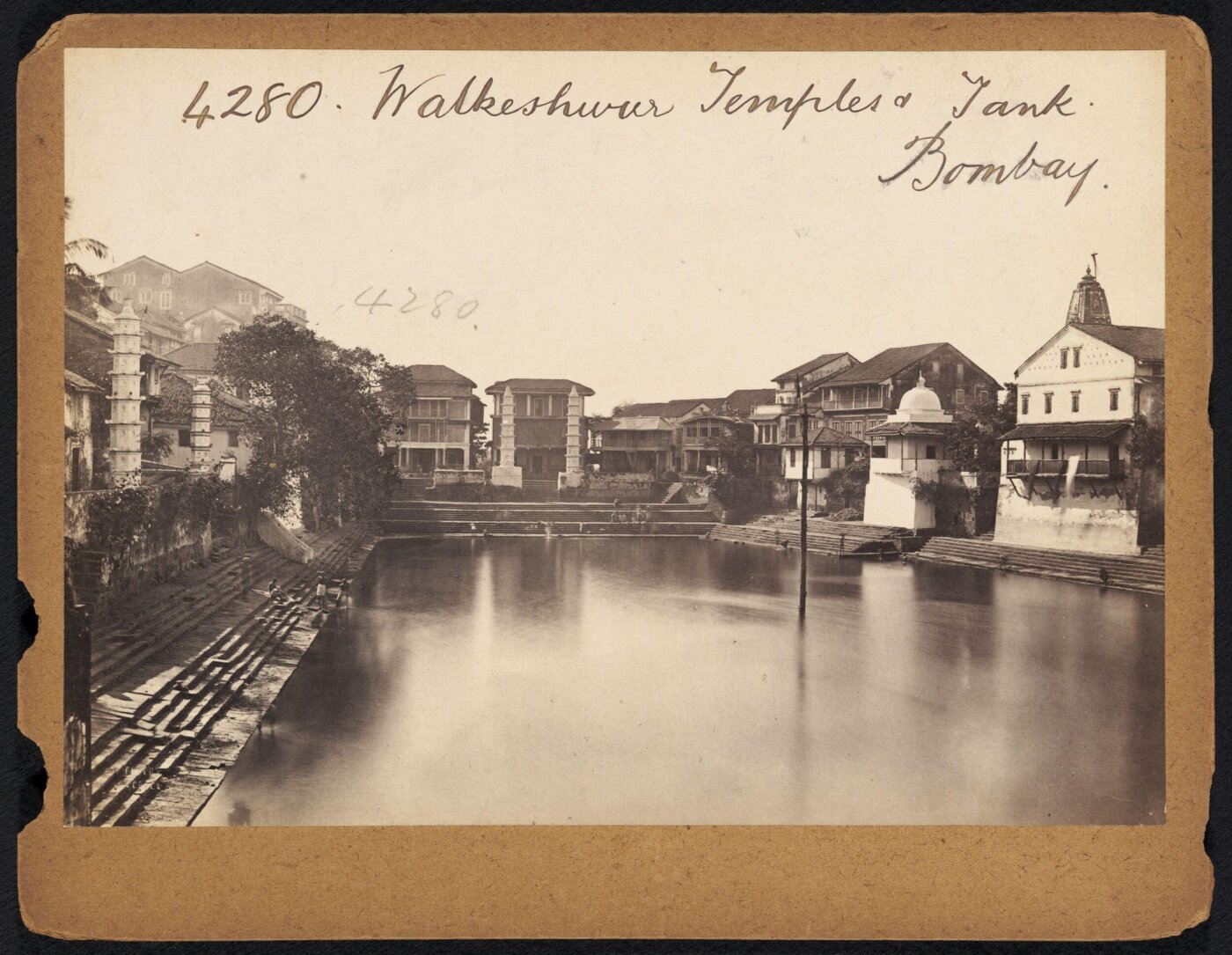 Francis Frith, Walkeshwur Temples & Tanks. Bombay