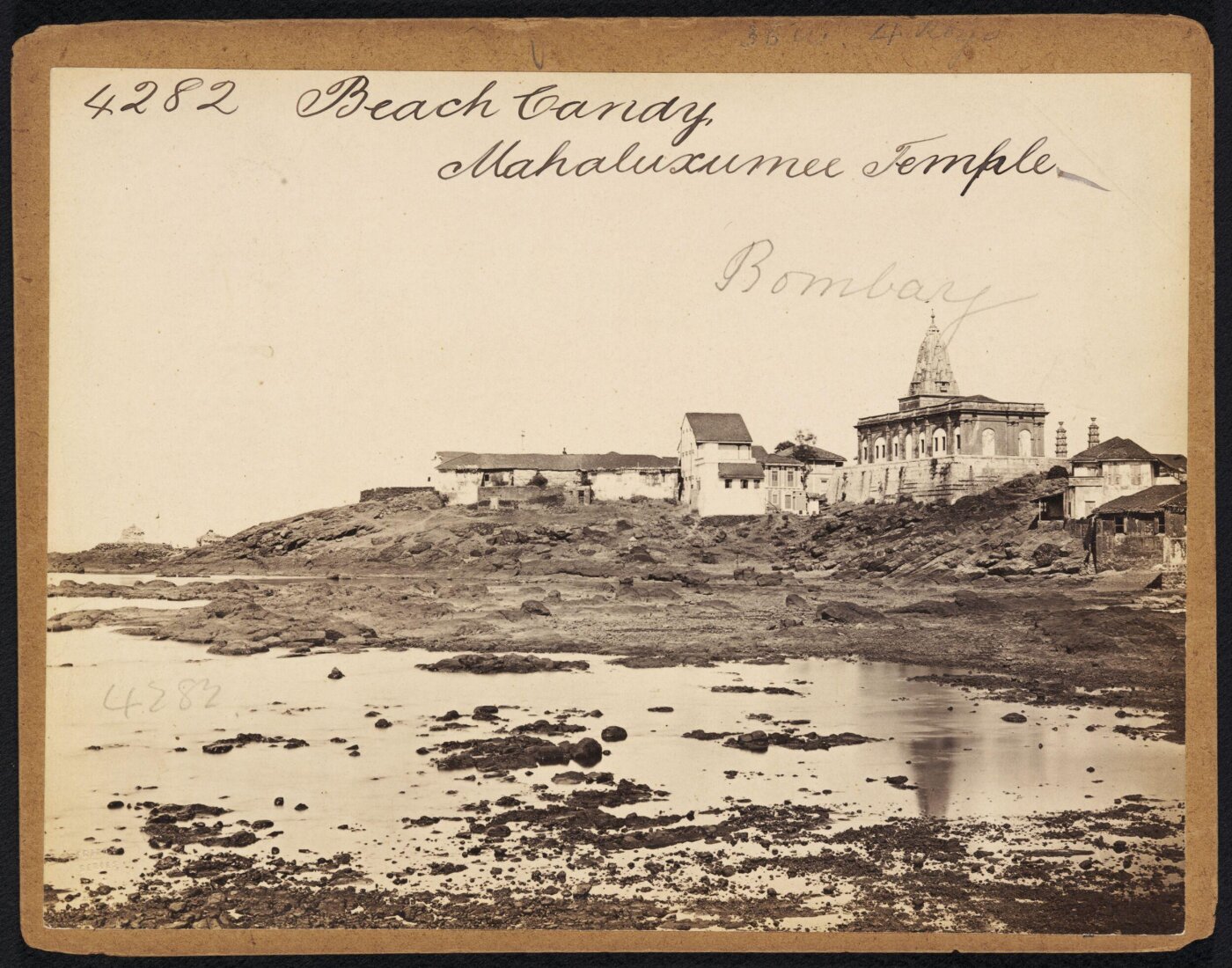 Francis Frith, Beach Candy. Mahaluxumee Temple. Bombay