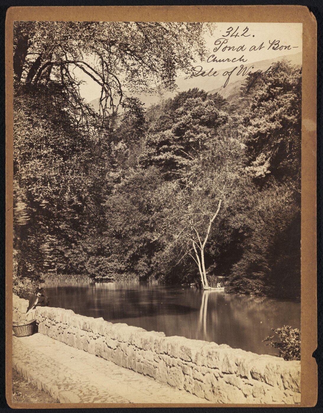 Francis Frith, Pond at Bonchurch. Isle of Wight