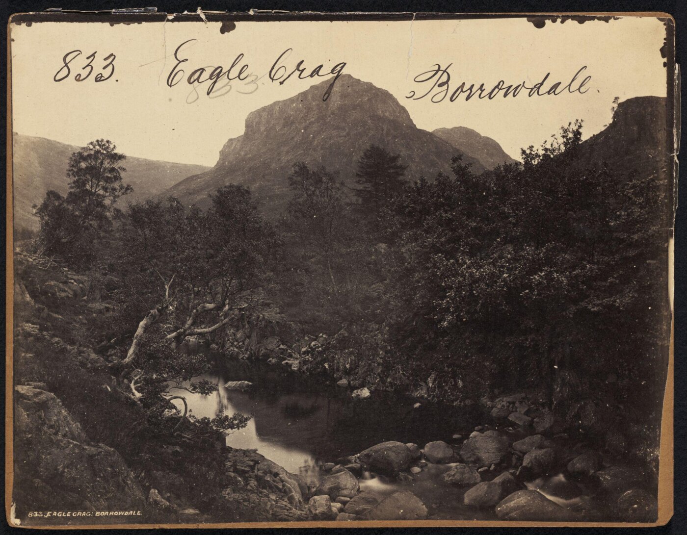 Francis Frith, Eagle Crag.  Borrowdale