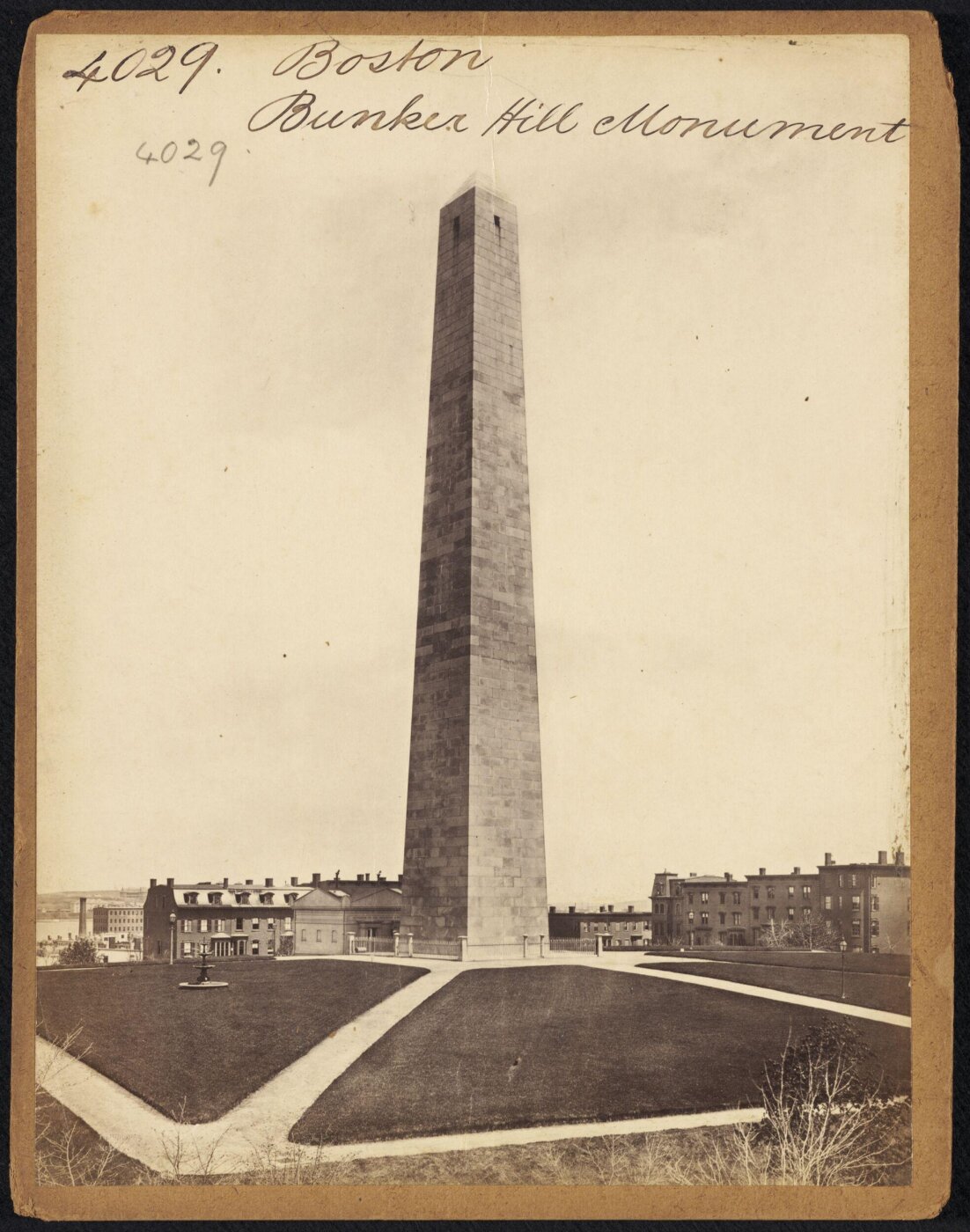 Francis Frith, Boston. Bunker Hill Monument