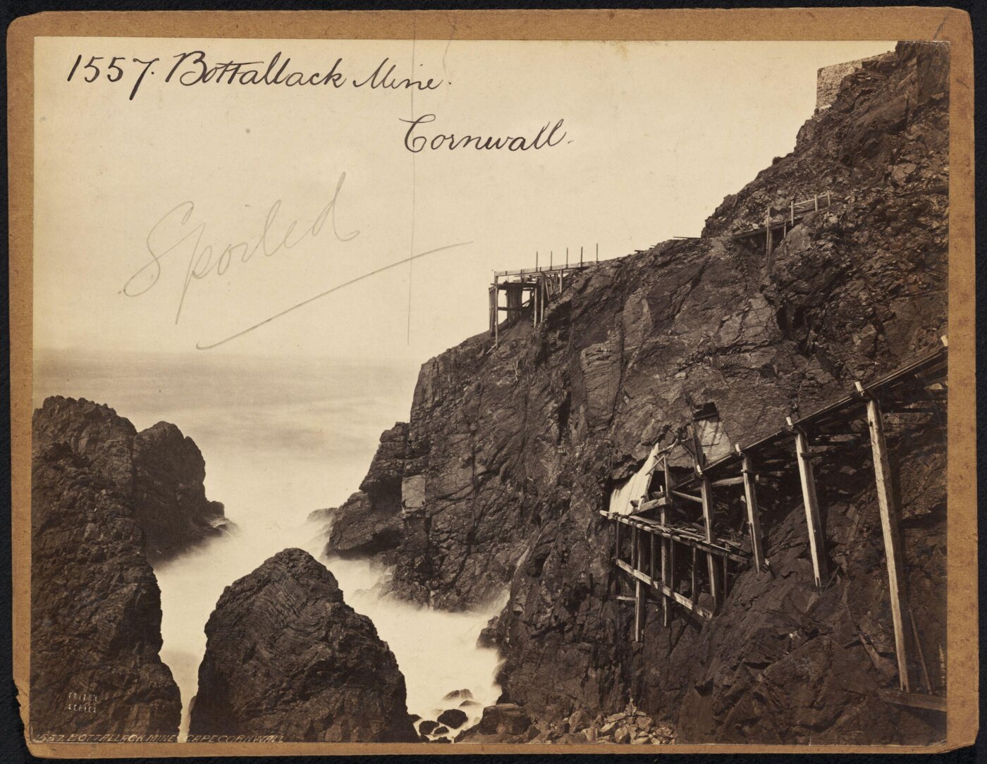 Francis Frith, Bottallack Mine. Cornwall