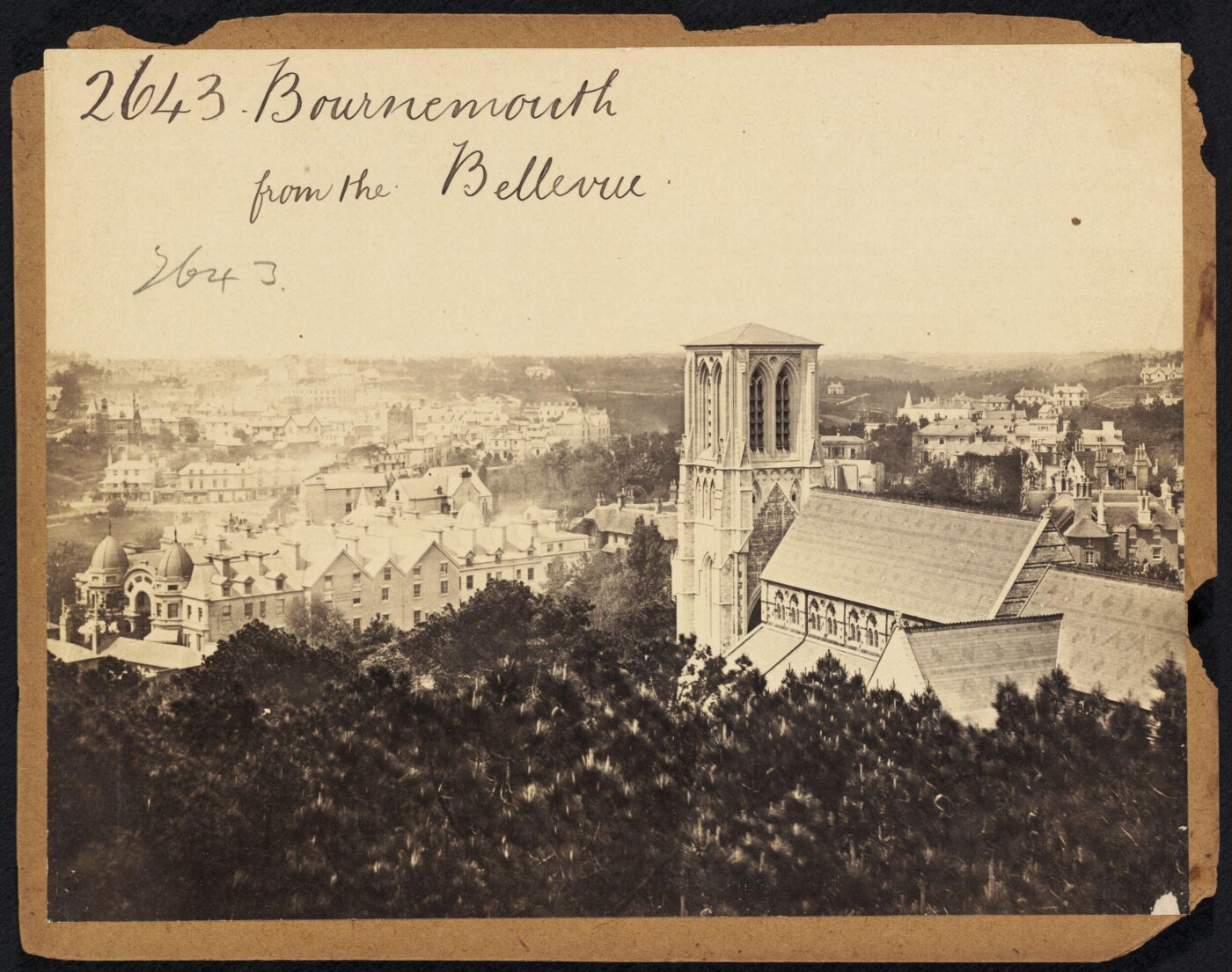 Francis Frith, Bournemouth from the Bellevue