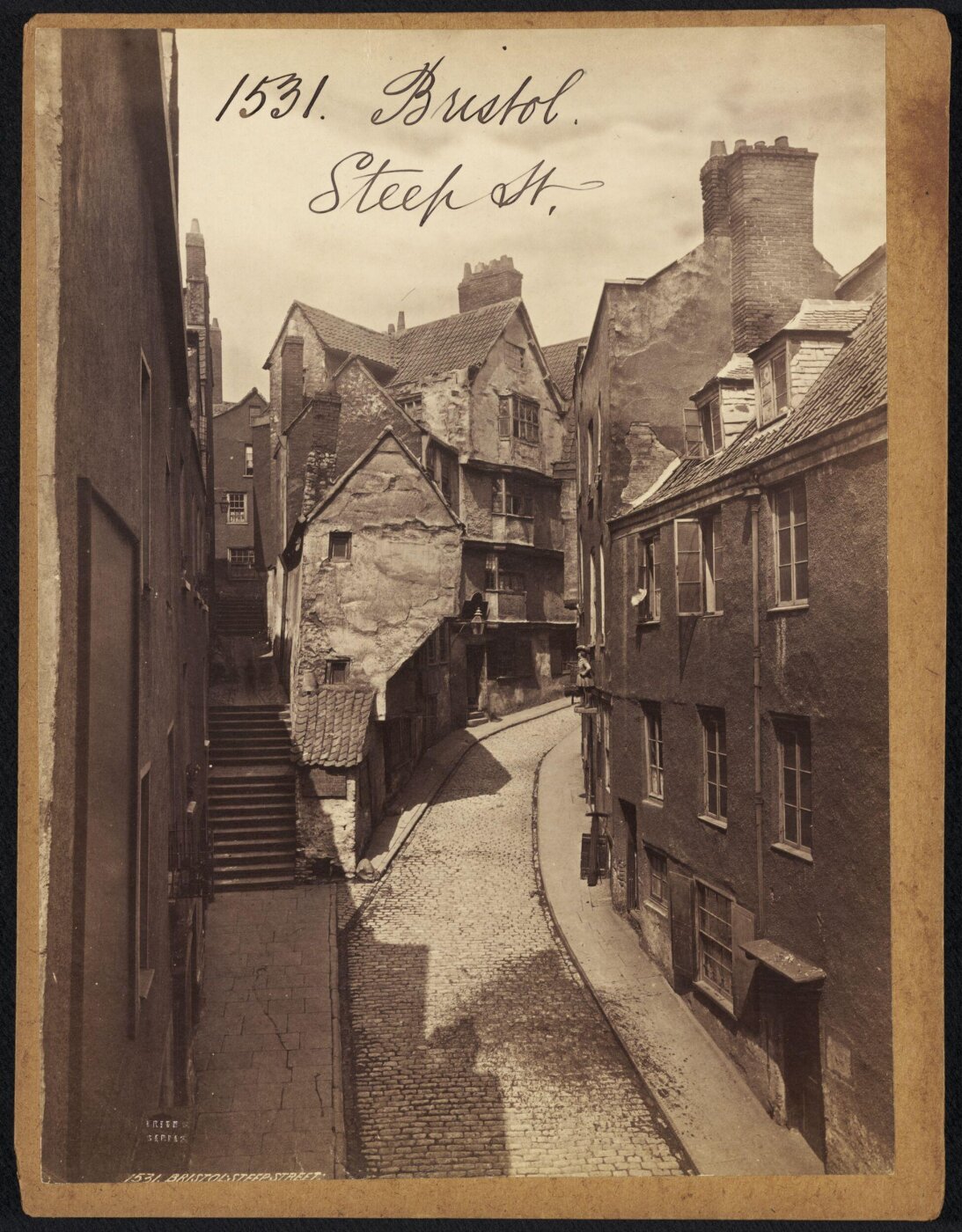 Francis Frith, Bristol.  Steep St.