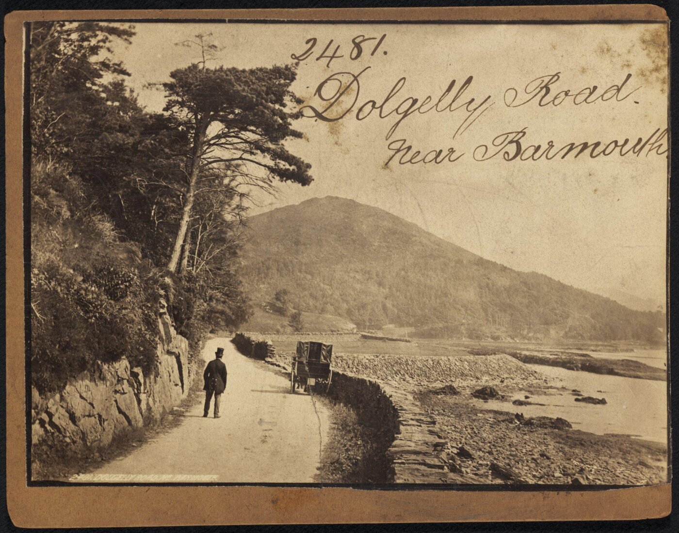 Francis Frith, Dolgelly Road.  Near Barmouth