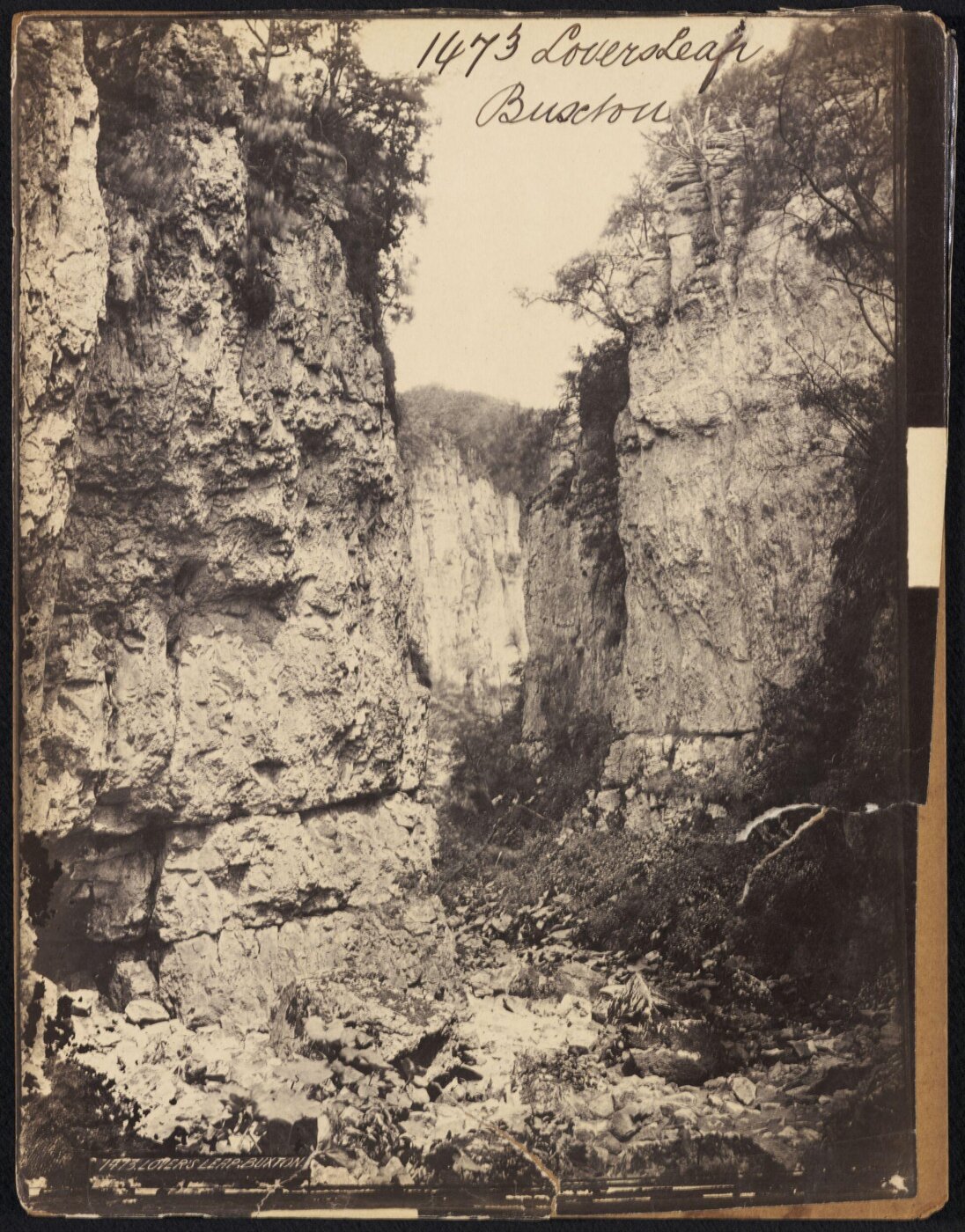 Francis Frith, Lovers Leap Buxton