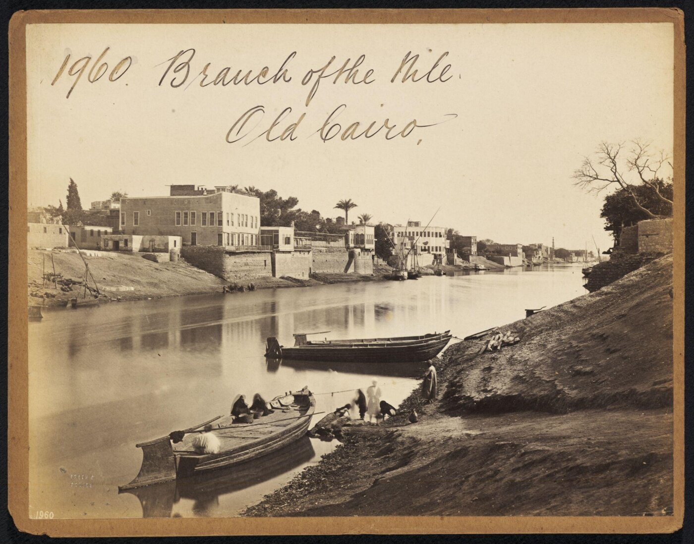 Francis Frith, Branch of the Nile. Old Cairo