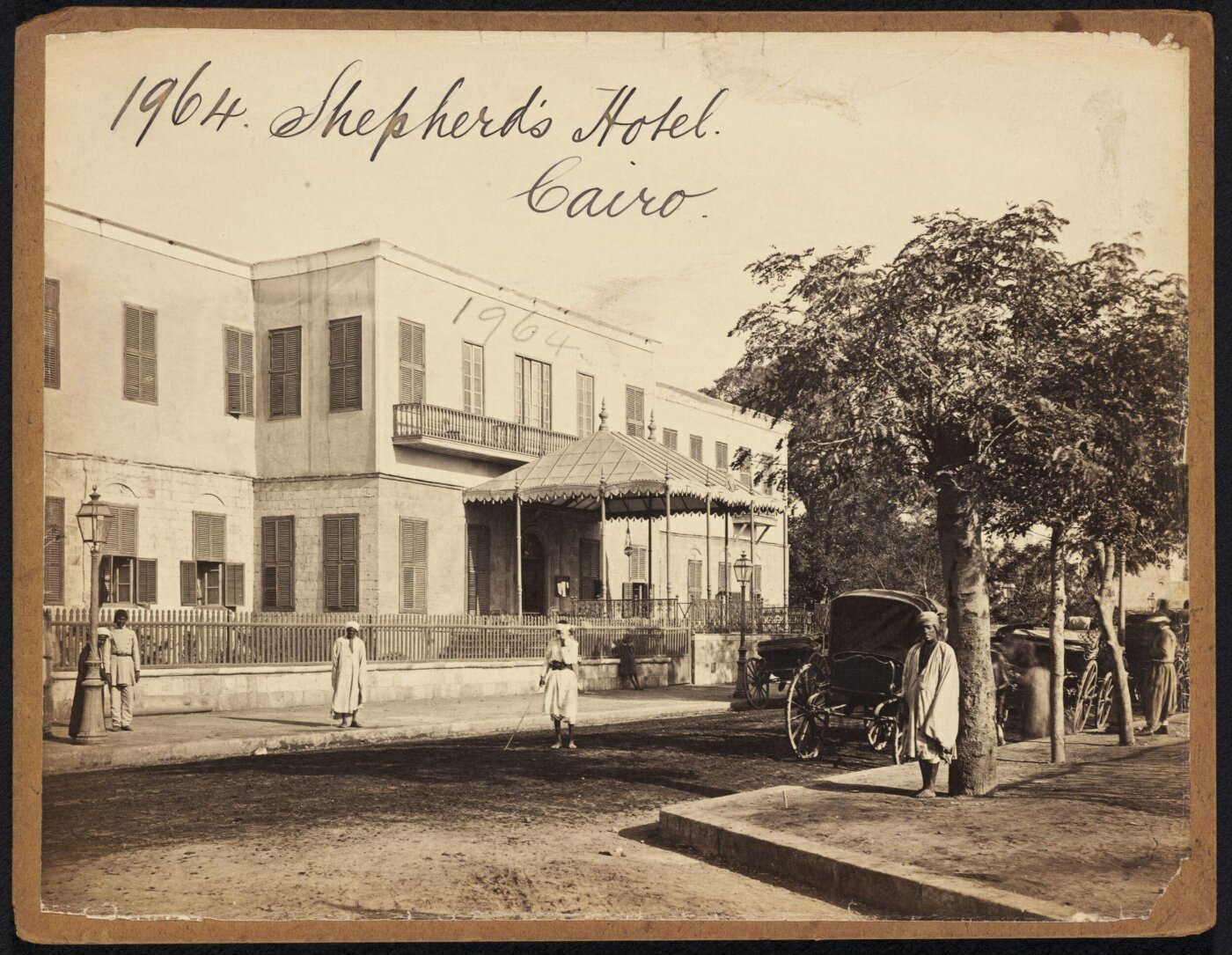 Francis Frith, Shepherd's Hotel. Cairo