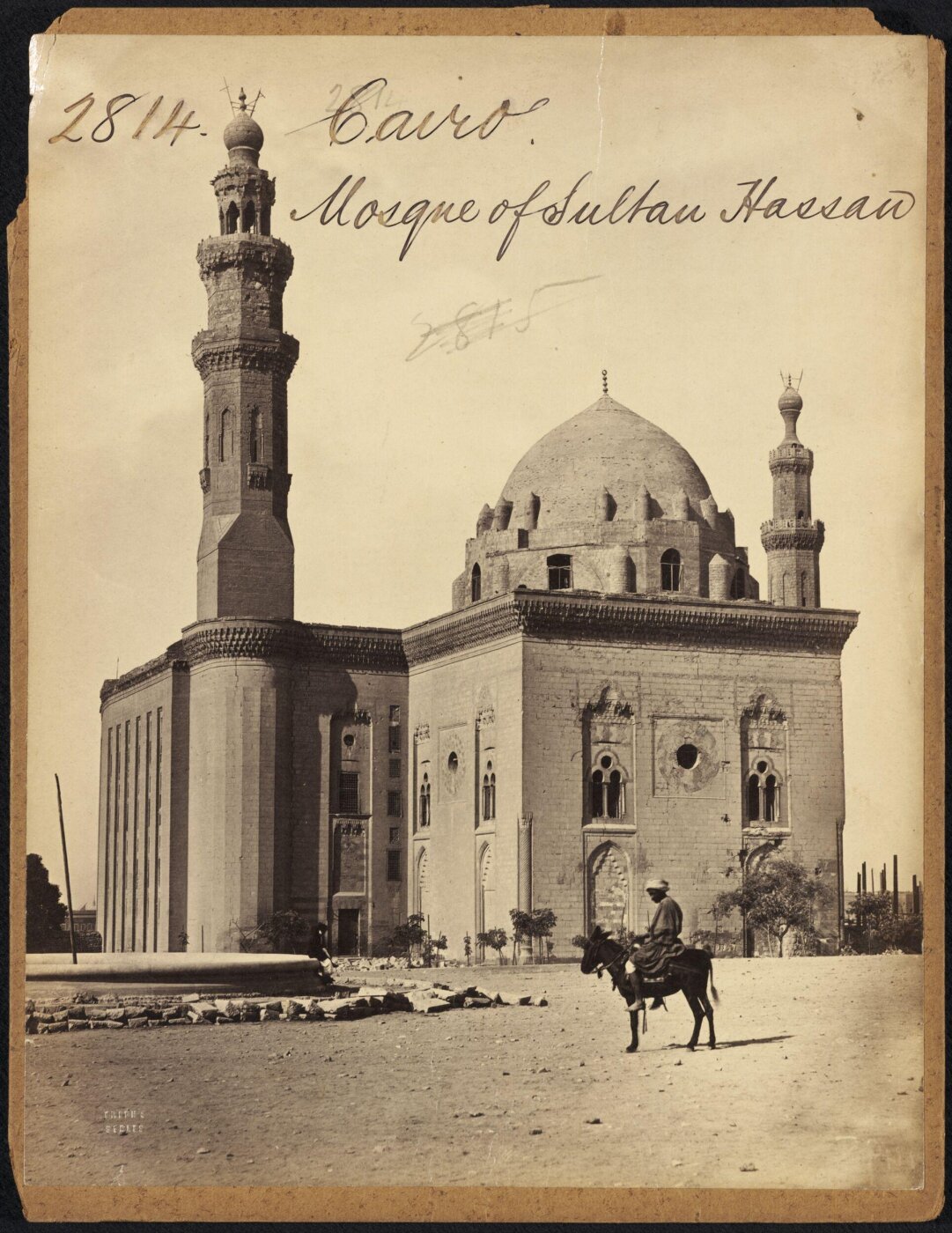 Francis Frith, The funerary mosque of Mamluk Sultan Hasan, Cairo