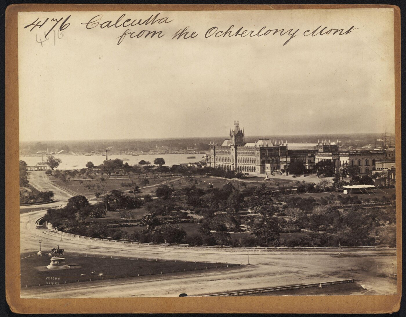 Francis Frith, Calcutta from the Ochterlony Mont.