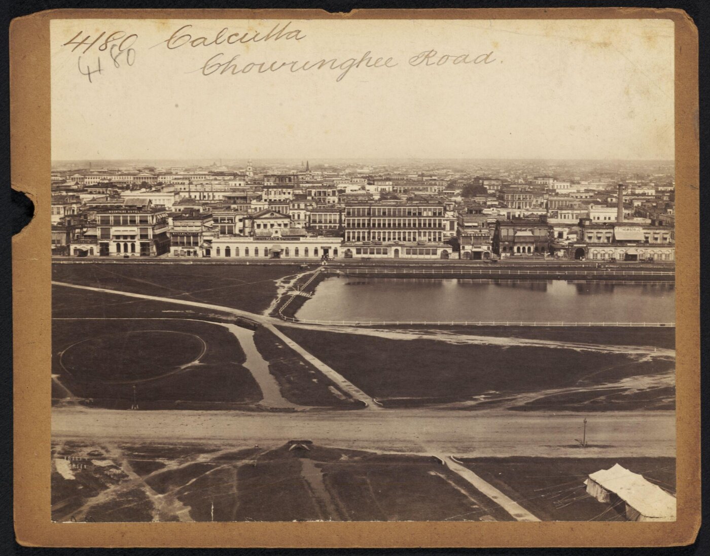 Francis Frith, Calcutta.  Chowunghee Road
