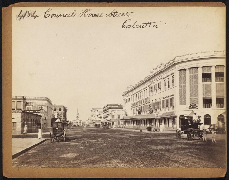 Council House Street.  Calcutta top image