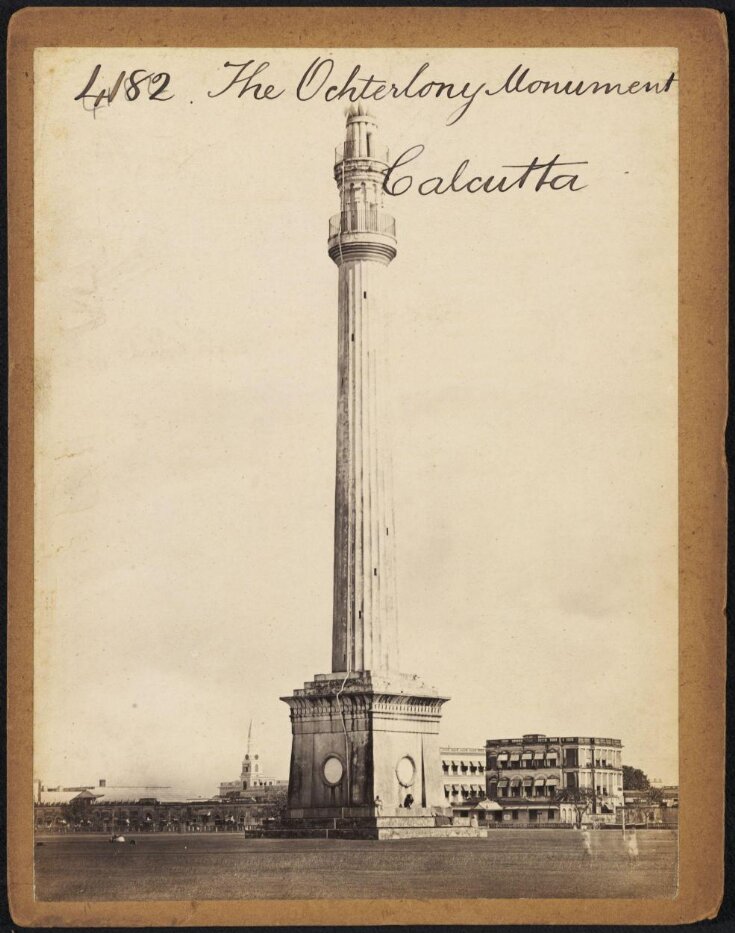 The Ochterlony Monument.  Calcutta top image