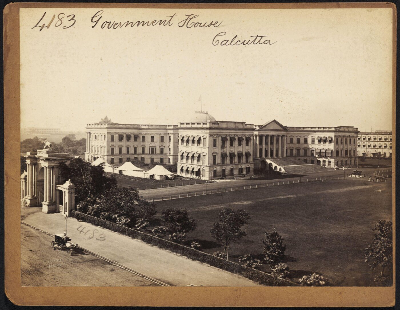 Francis Frith, Government House. Calcutta