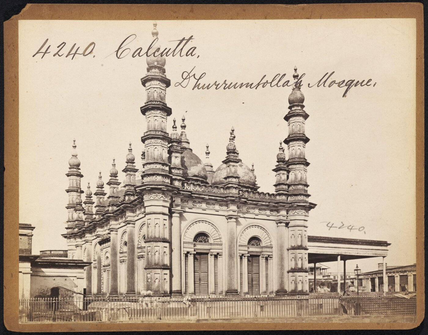 Francis Frith, Calcutta.  Dhurrumtollah Mosque