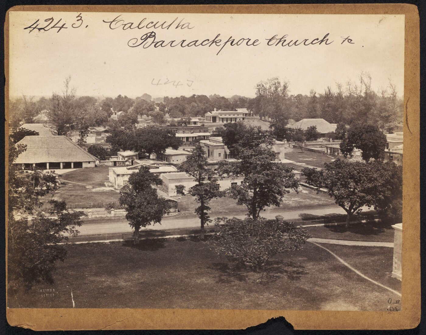 Francis Frith, Calcutta.  Barrackpore Church